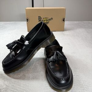 Dr. Martens Adrian Tassel Loafers Shoes Women's 9 Black Leather 24369001